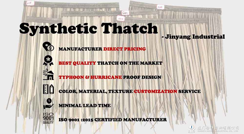 synthetic thatch roofings
