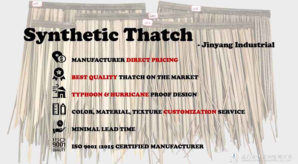 Jinyang industrial imitation thatch roof