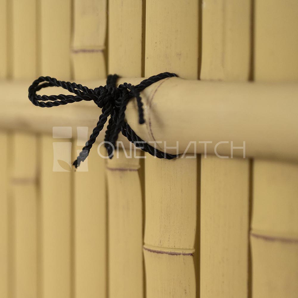 faux bamboo panel