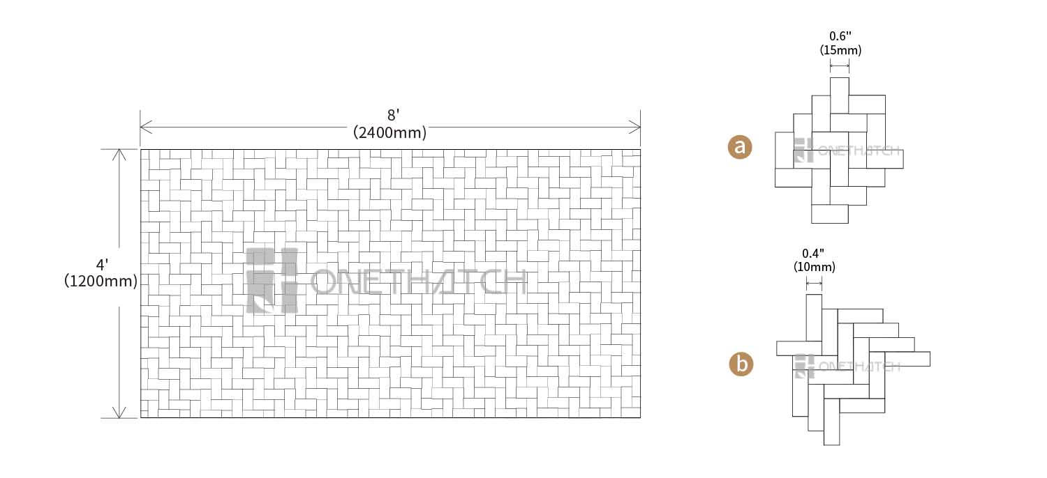 rattan matting spec