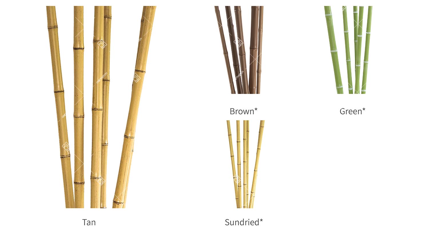 faux bamboo sticks