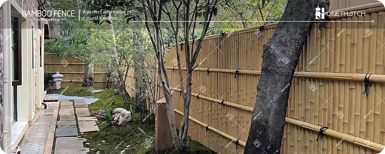 commercial bamboo fencing