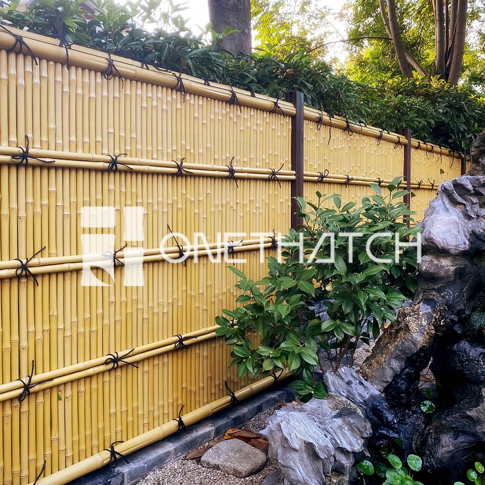 Bamboo Fence (Otsu Gaki, Artificial Bamboo Fencing)