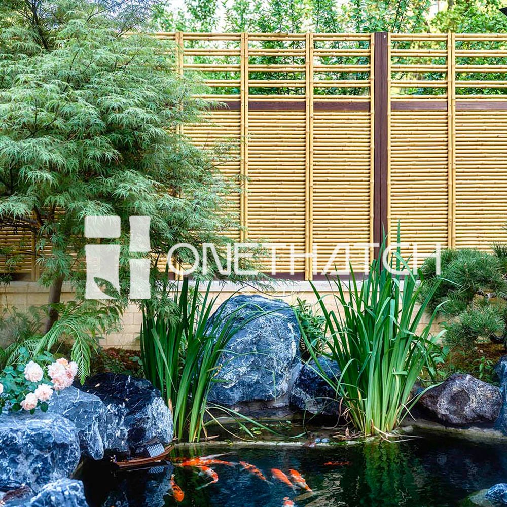 Bamboo Fence (Otsu Gaki, Artificial Bamboo Fencing)