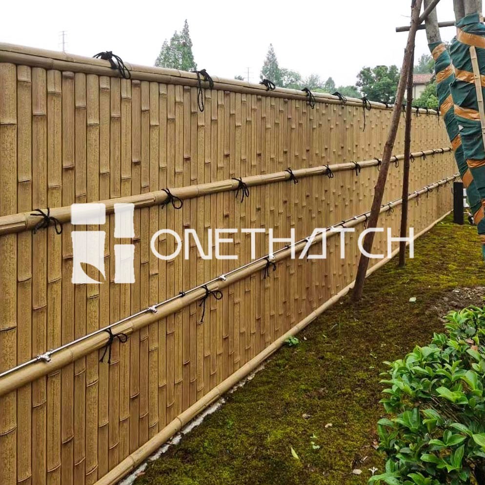 Bamboo Fence (Kenninji Gaki, Synthetic Bamboo Fencing)