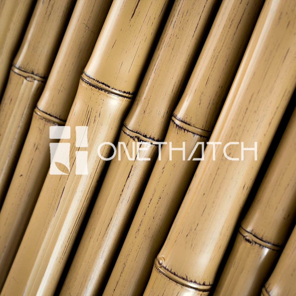 Bamboo Poles (Tan Color, Synthetic Bamboo Pipes)