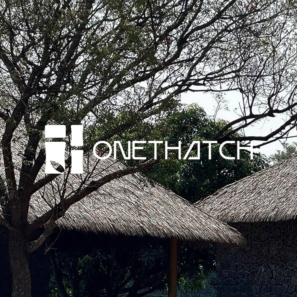 ONETHATCH Nipa Palm (Aged Color); Synthetic Thatch Roofing Materials